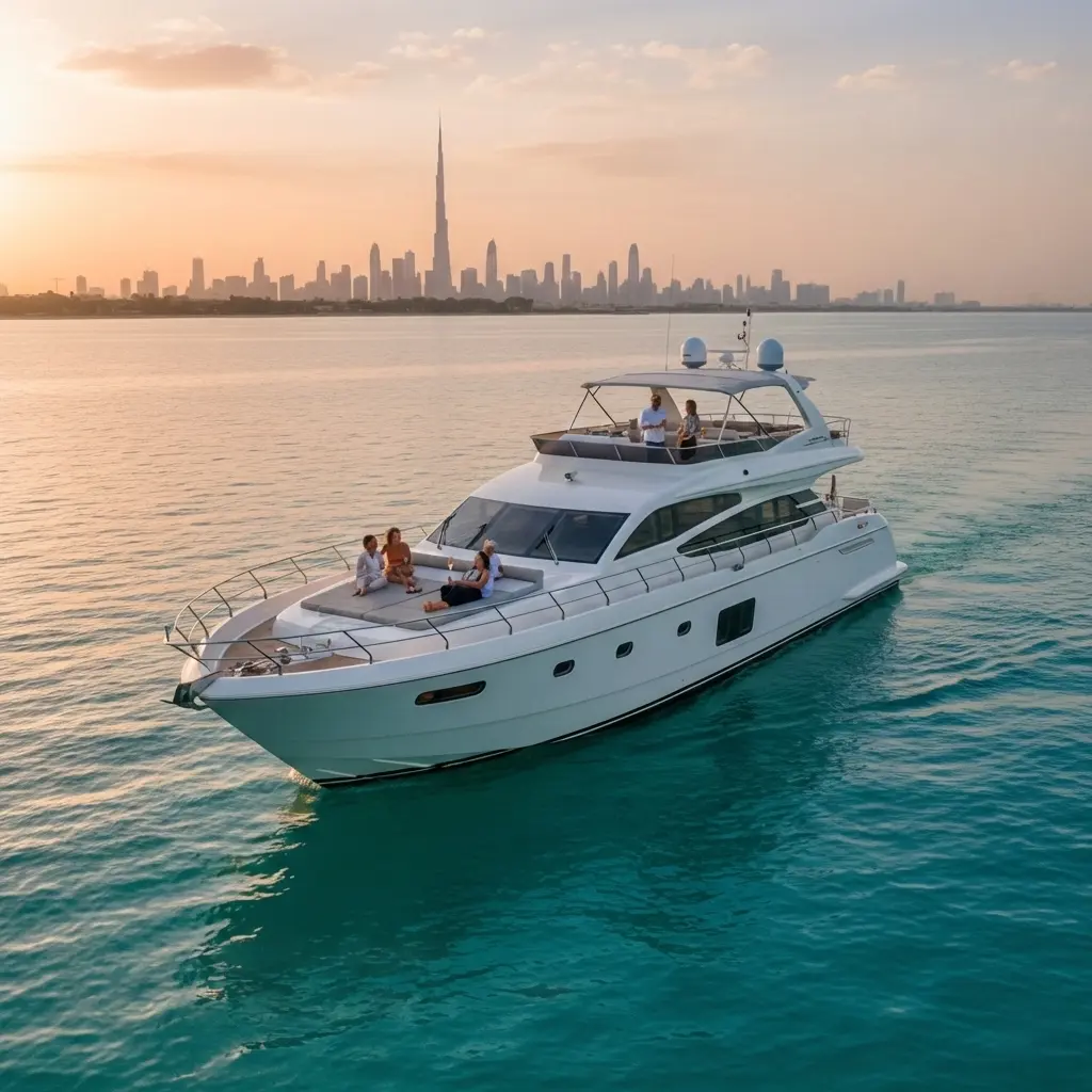 Luxury yacht charter in Dubai Marina