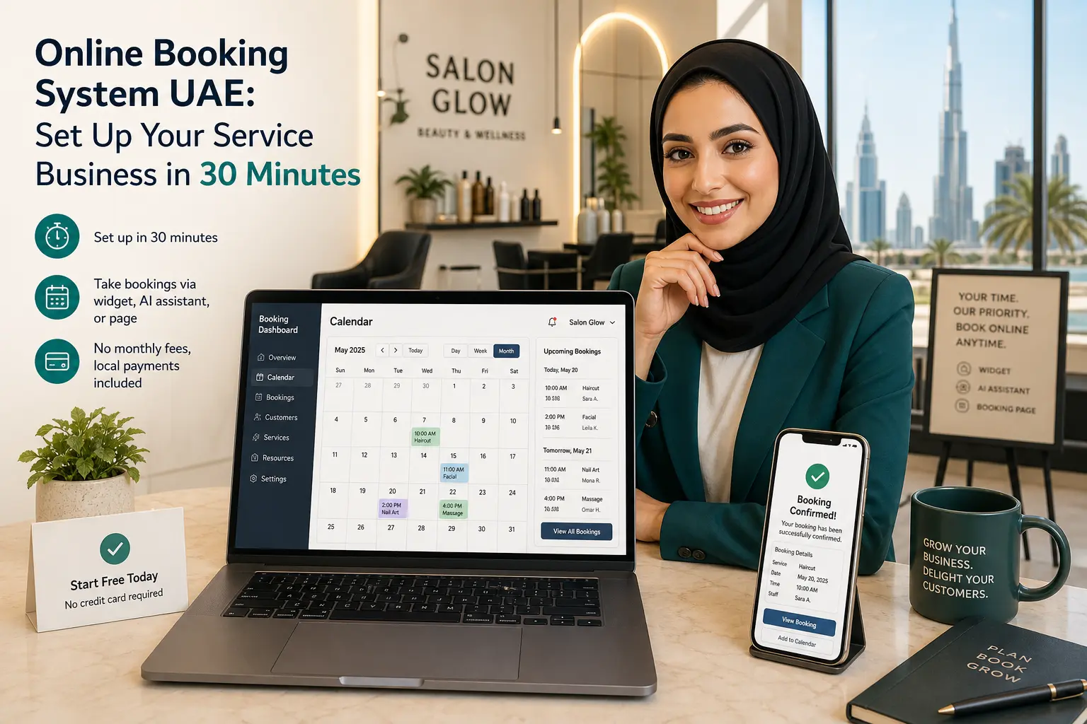 Online Booking System UAE: Set Up Your Service Business in 30 Minutes